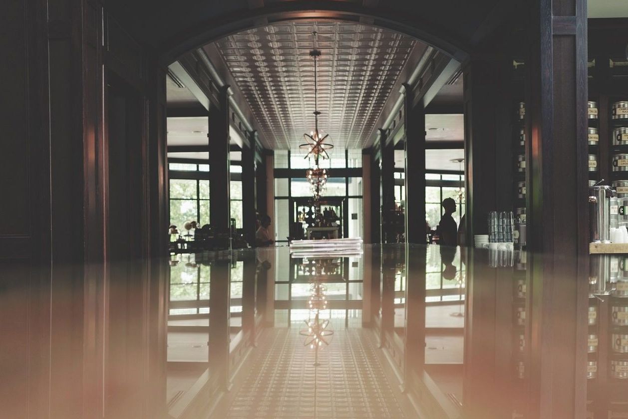 Private entrance corridor